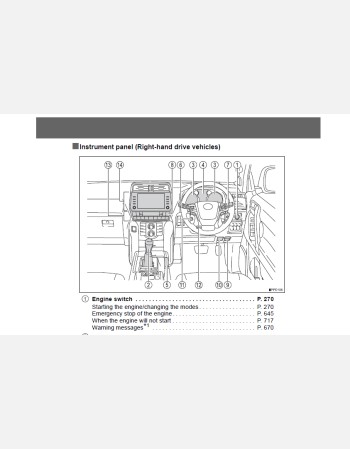 toyota land cruiser prado 2023 owners manual rhd& lhd